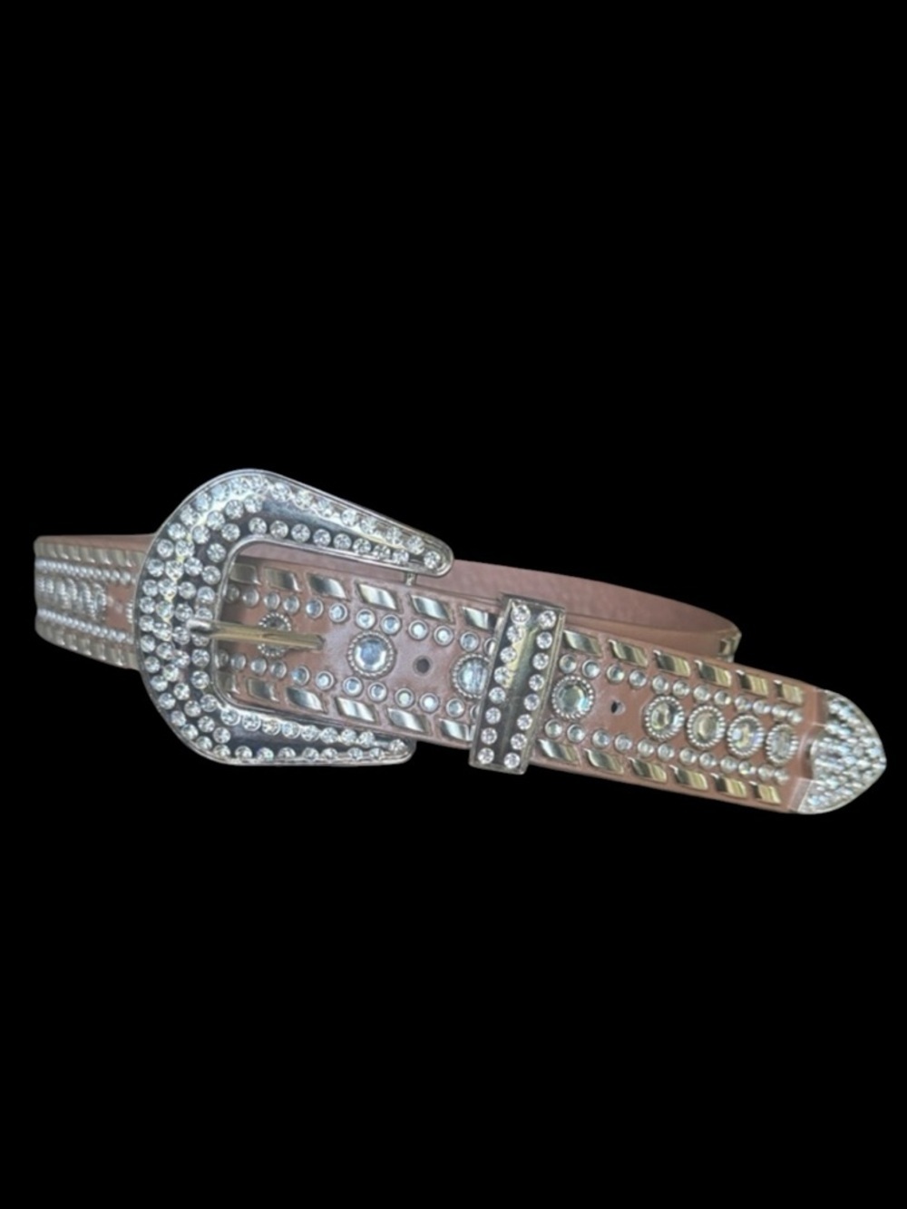 RHINESTONE ladies western belt NWOT, perfect condition size medium